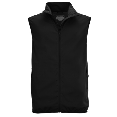 Killtec Softshell Vest Trin (windproof, water-repellent, PFC-free, 2-layer) black Men